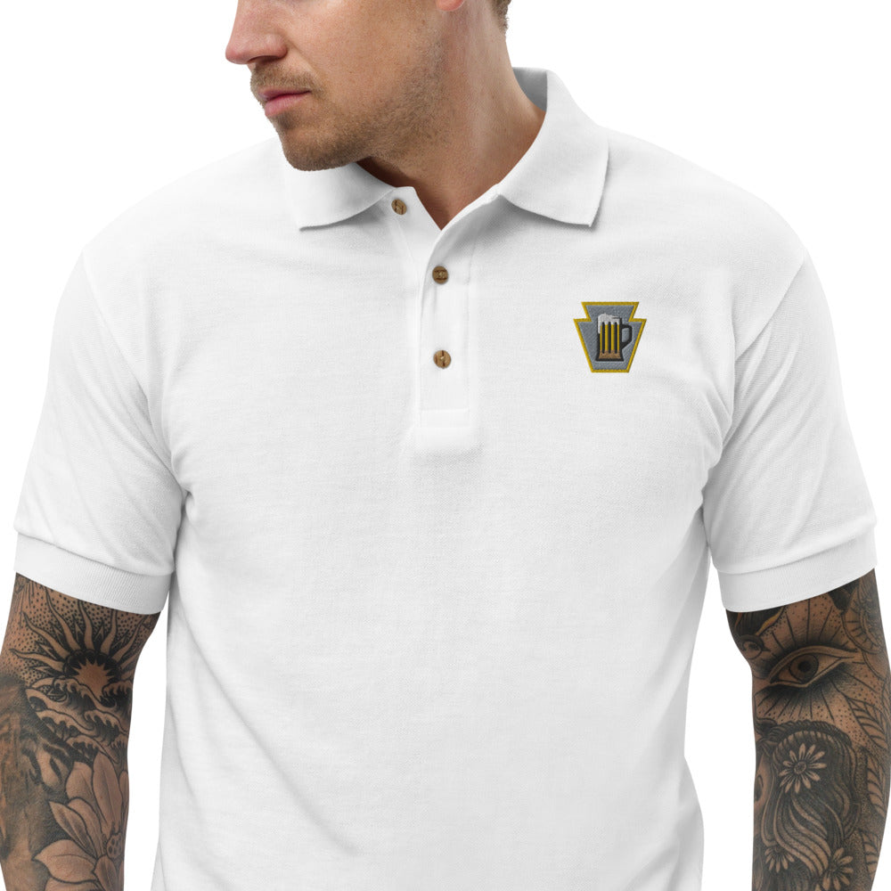 Tailgate Team Logo Embroidered Polo Shirt