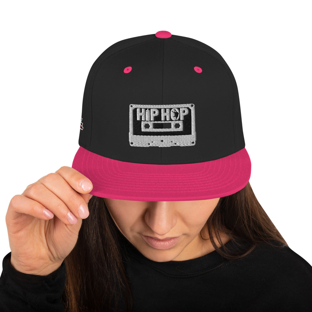 Hip Hop White Snapback Hat