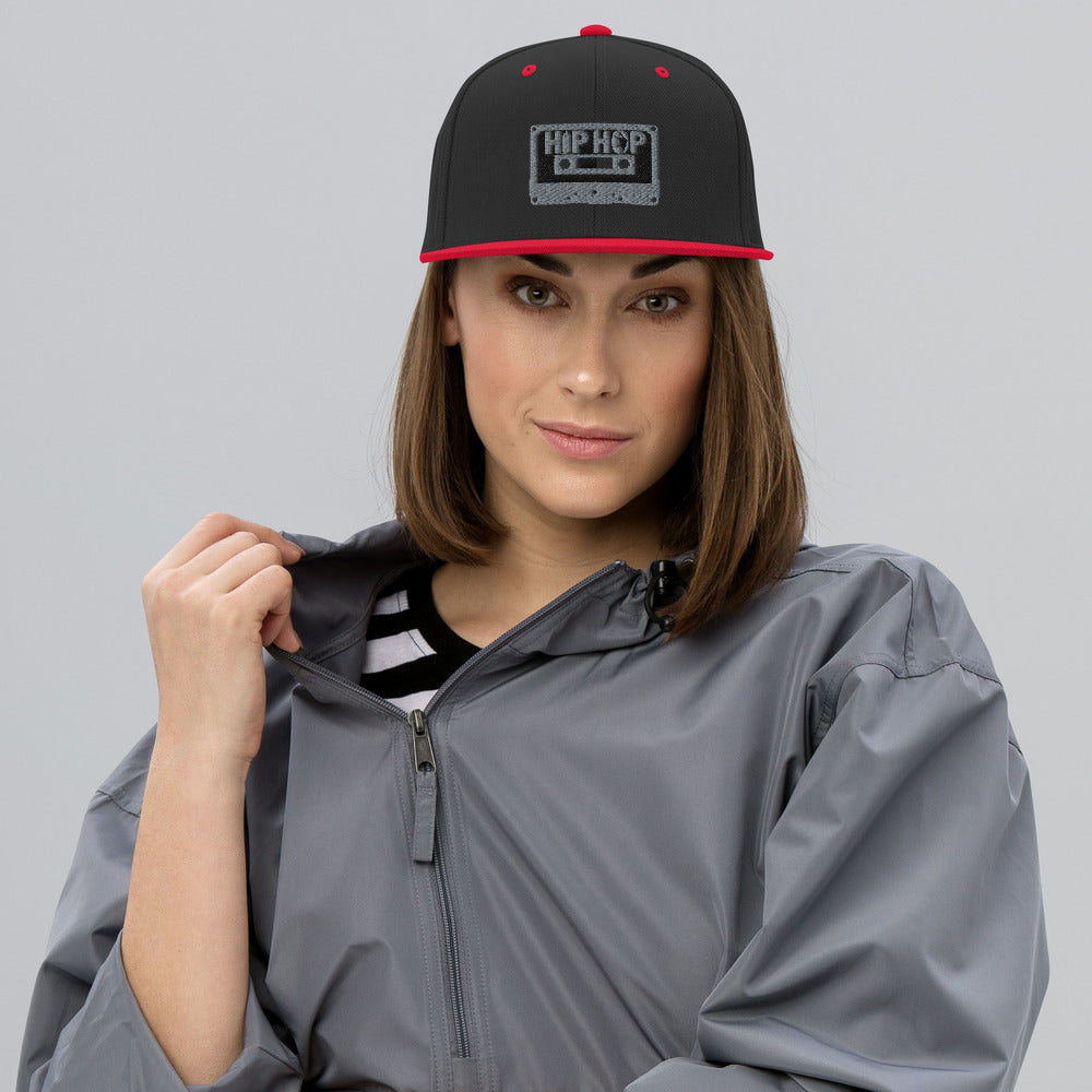 Hip Hop Silver Snapback Hat