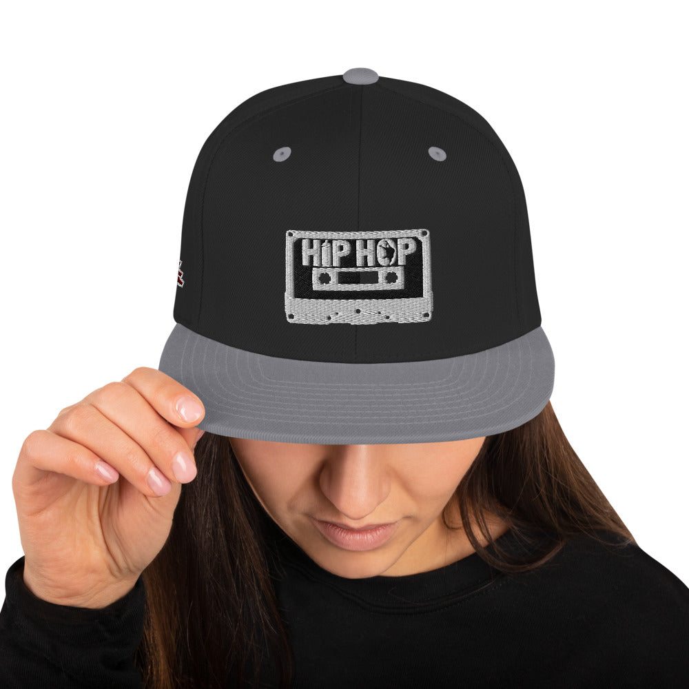 Hip Hop White Snapback Hat