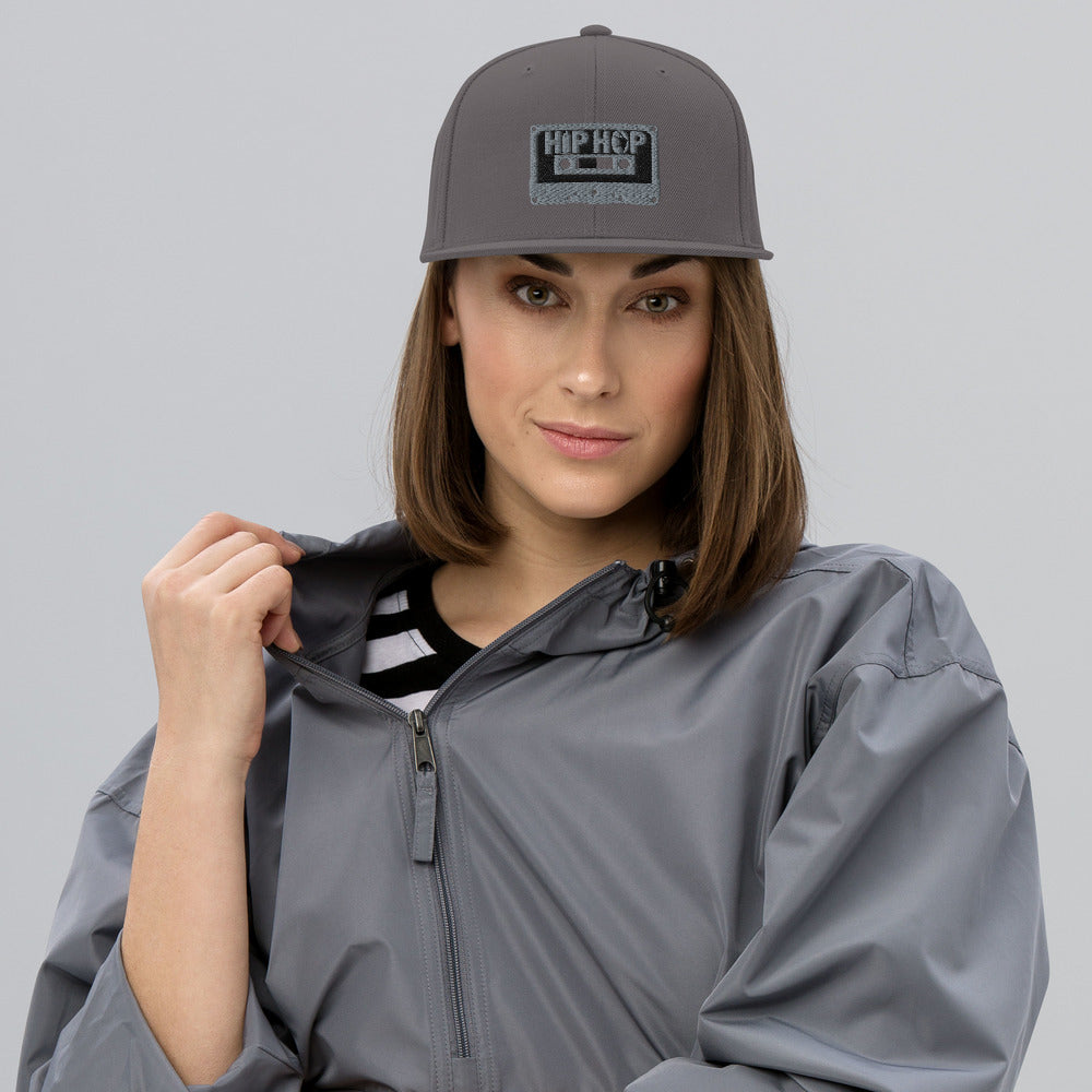 Hip Hop Silver Snapback Hat