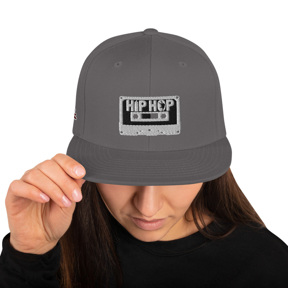 Hip Hop White Snapback Hat