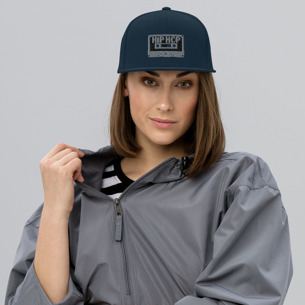 Hip Hop Silver Snapback Hat