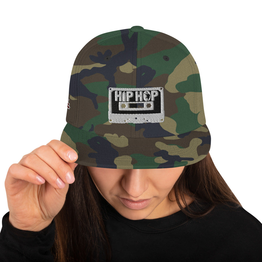 Hip Hop White Snapback Hat