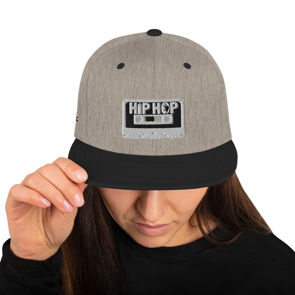 Hip Hop White Snapback Hat