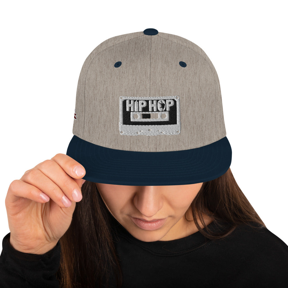 Hip Hop White Snapback Hat