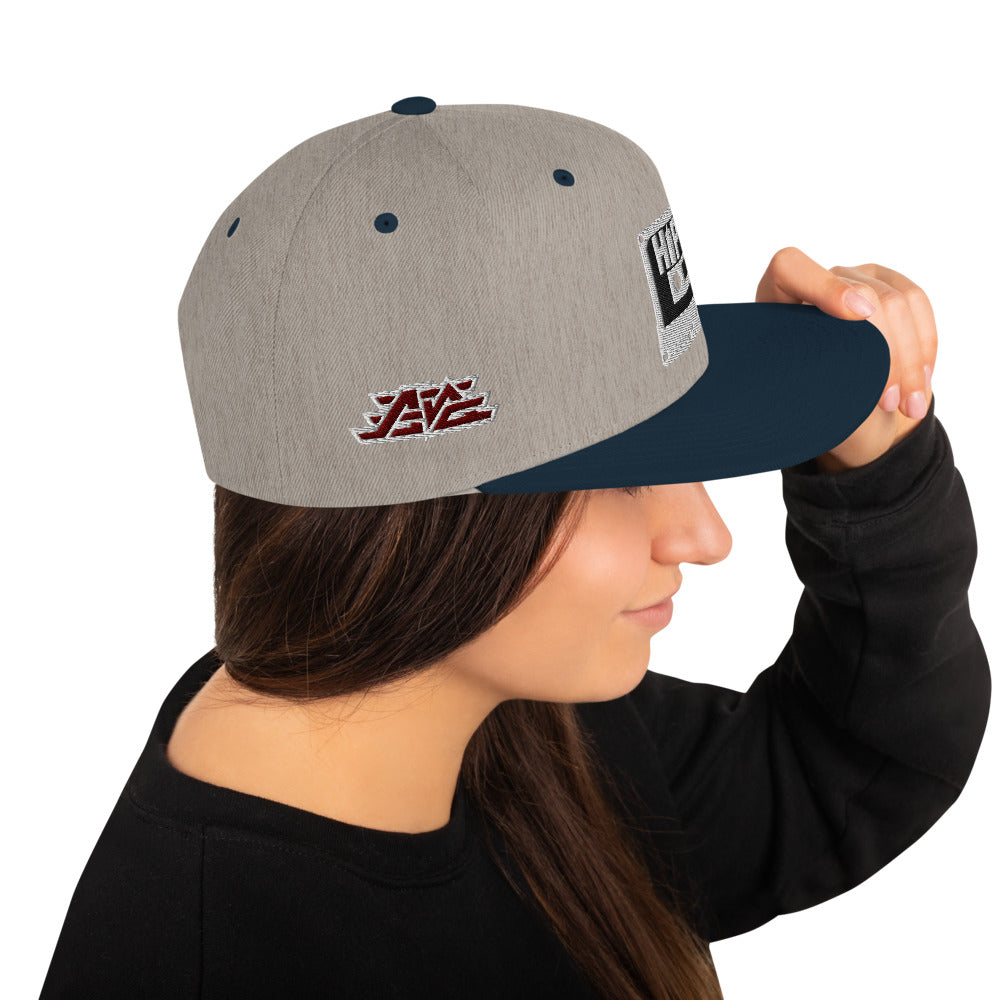 Hip Hop White Snapback Hat