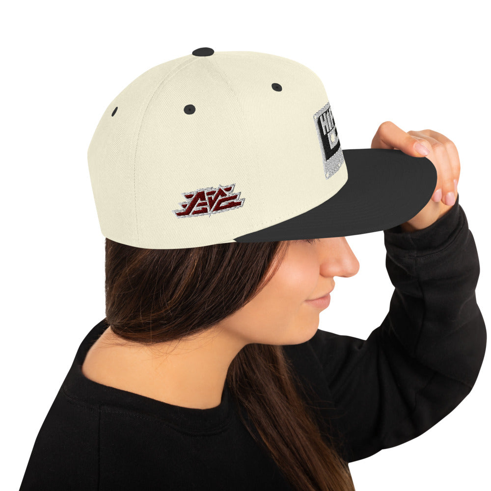 Hip Hop White Snapback Hat