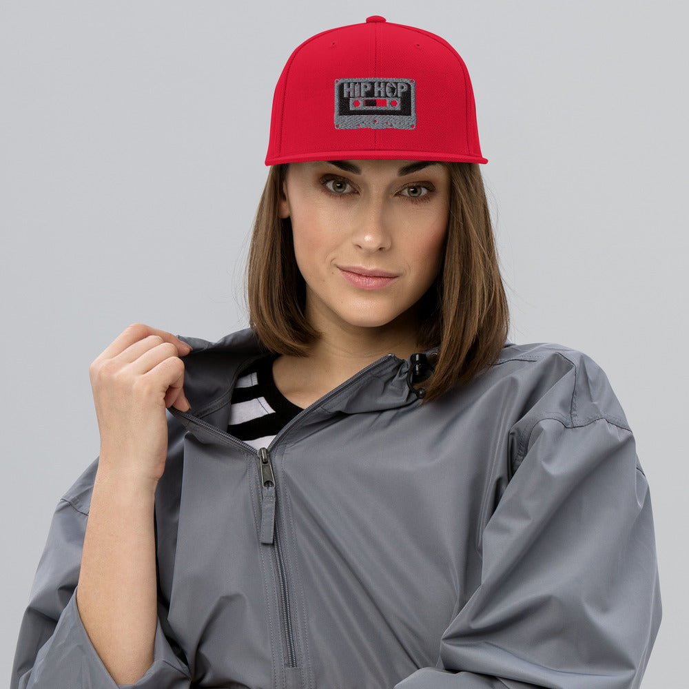 Hip Hop Silver Snapback Hat