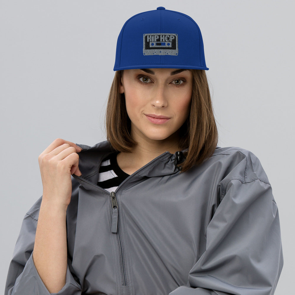 Hip Hop Silver Snapback Hat