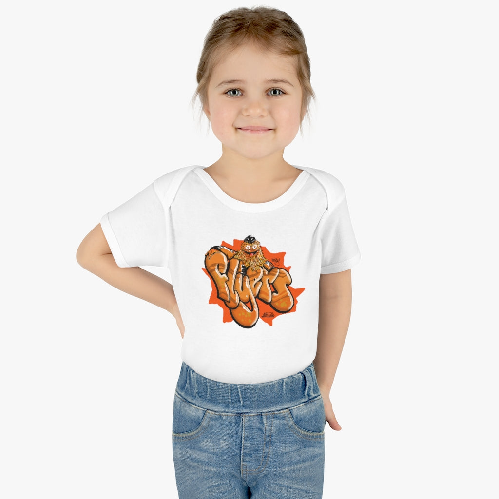 Flyers Gritty Infant Baby Rib Bodysuit