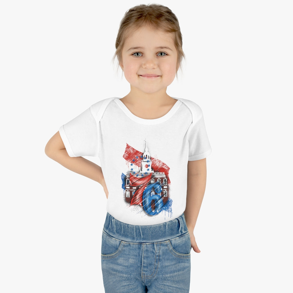 76 Independence Infant Baby Rib Bodysuit
