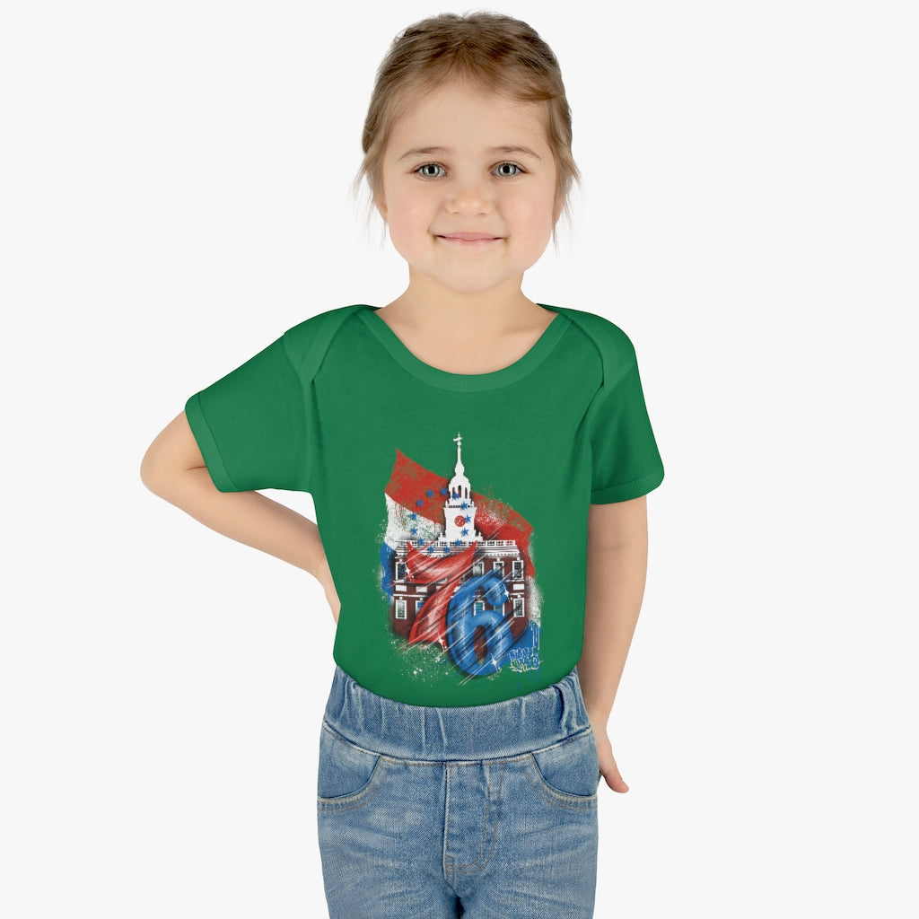 76 Independence Infant Baby Rib Bodysuit