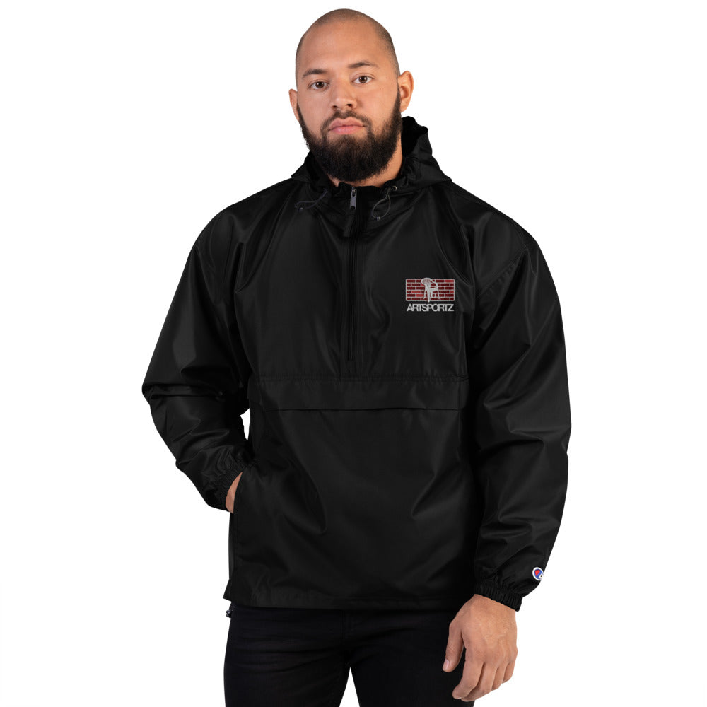 Save My Spot Embroidered Champion Packable Jacket