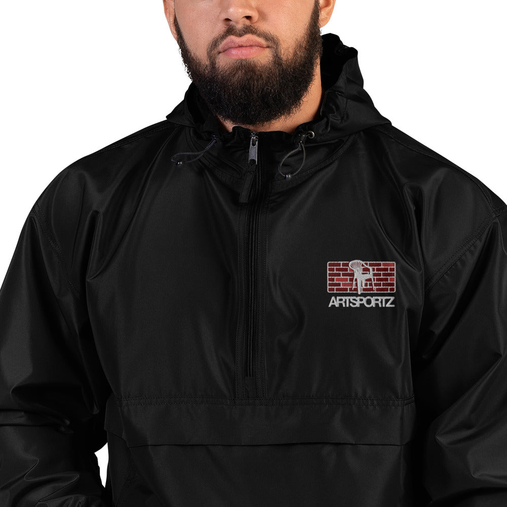 Save My Spot Embroidered Champion Packable Jacket