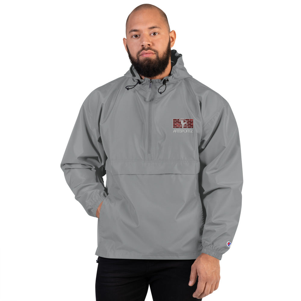 Save My Spot Embroidered Champion Packable Jacket