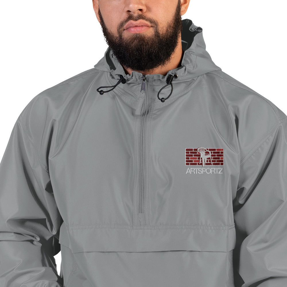 Save My Spot Embroidered Champion Packable Jacket