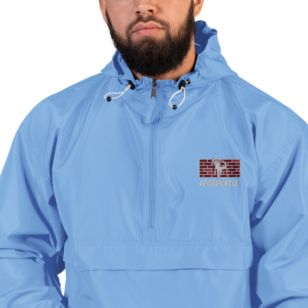 Save My Spot Embroidered Champion Packable Jacket