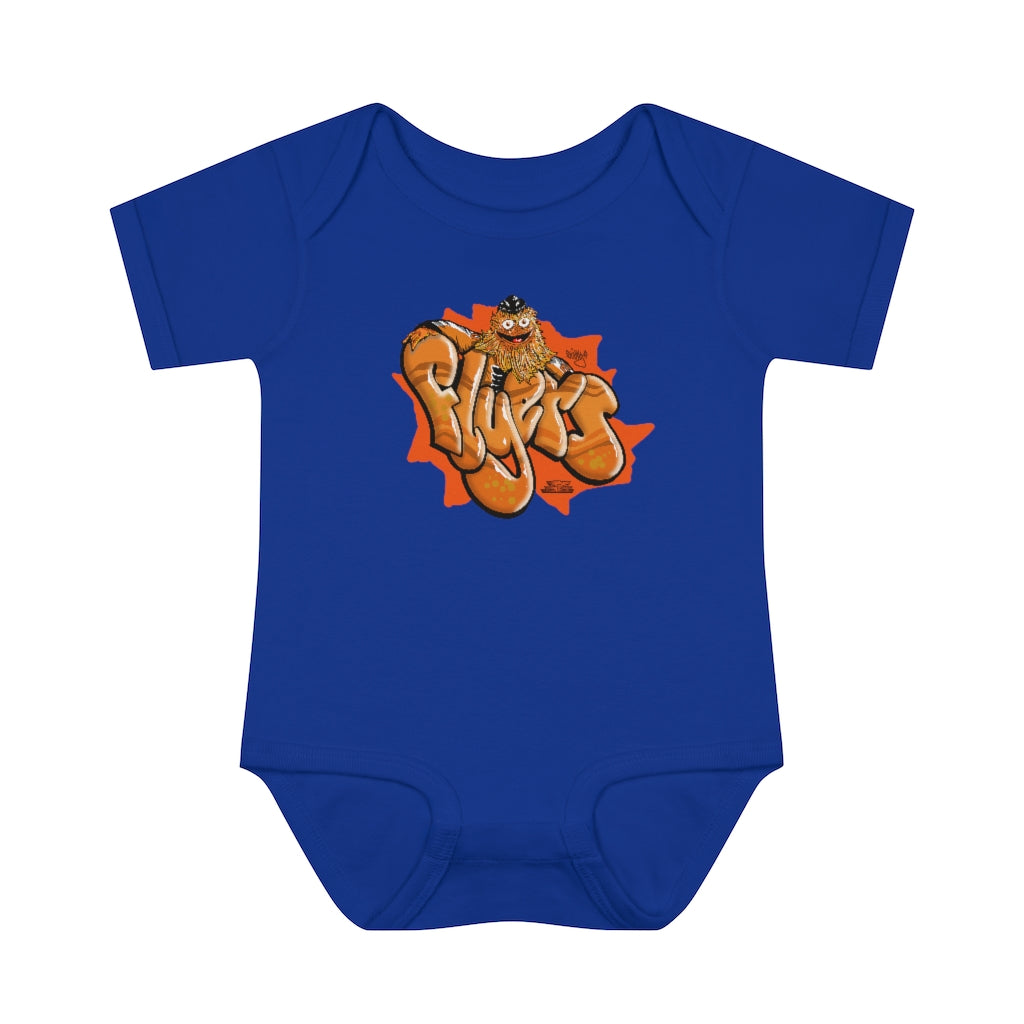 Flyers Gritty Infant Baby Rib Bodysuit