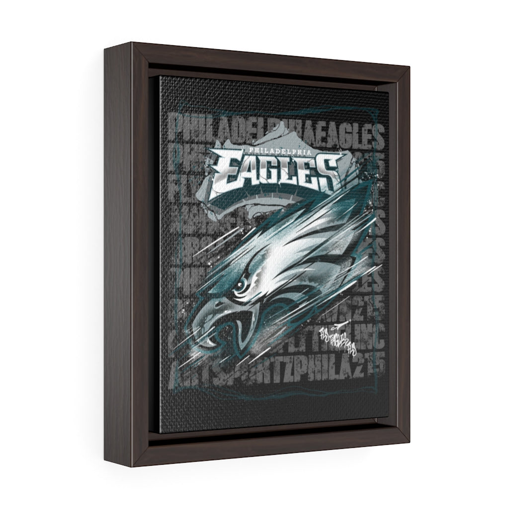 Bird Gang Vertical Framed Premium Gallery Wrap Canvas