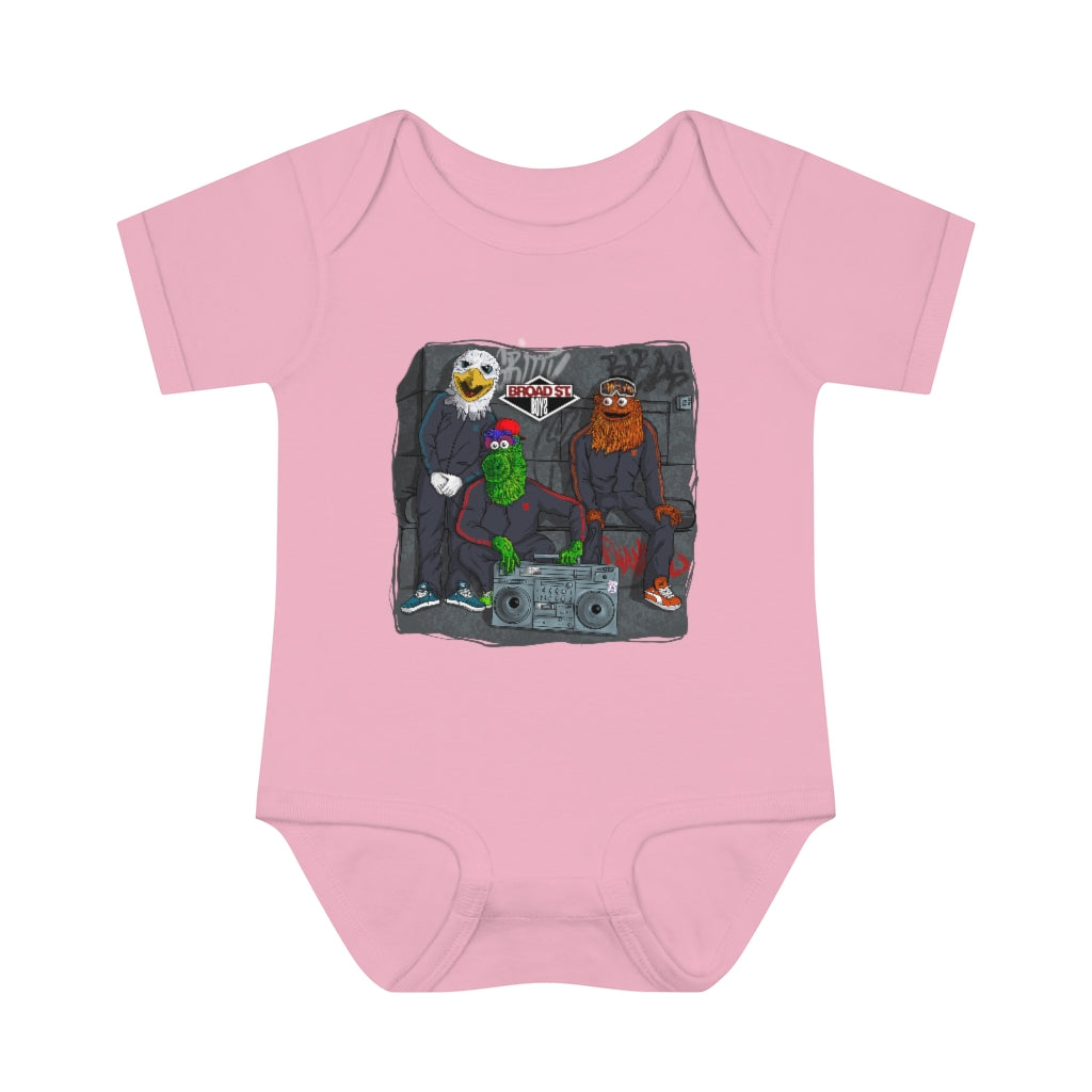Broad Street Boys Infant Baby Rib Bodysuit