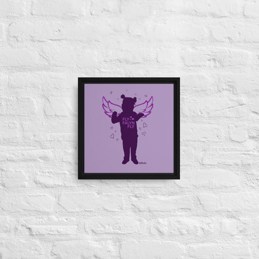 Fly Falyn Fly #llfvhr Framed canvas