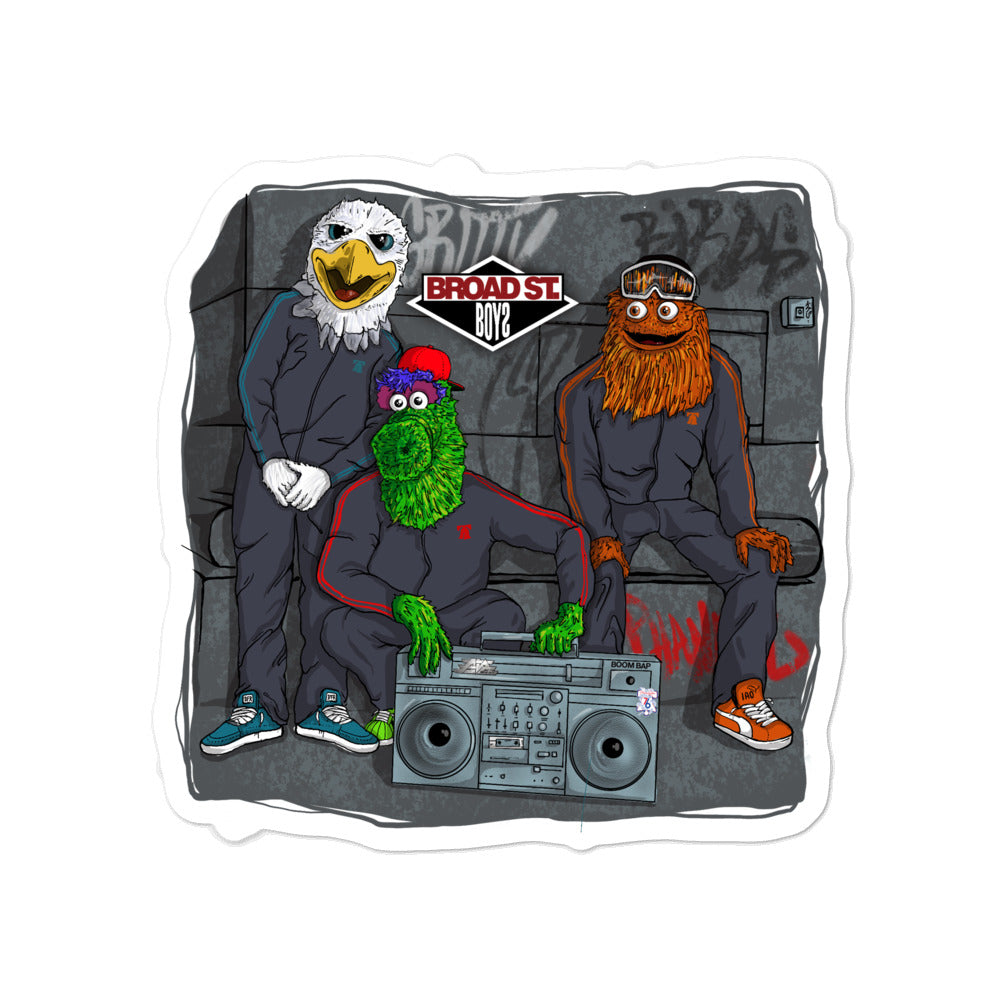 Broad Street Boys Bubble-free stickers