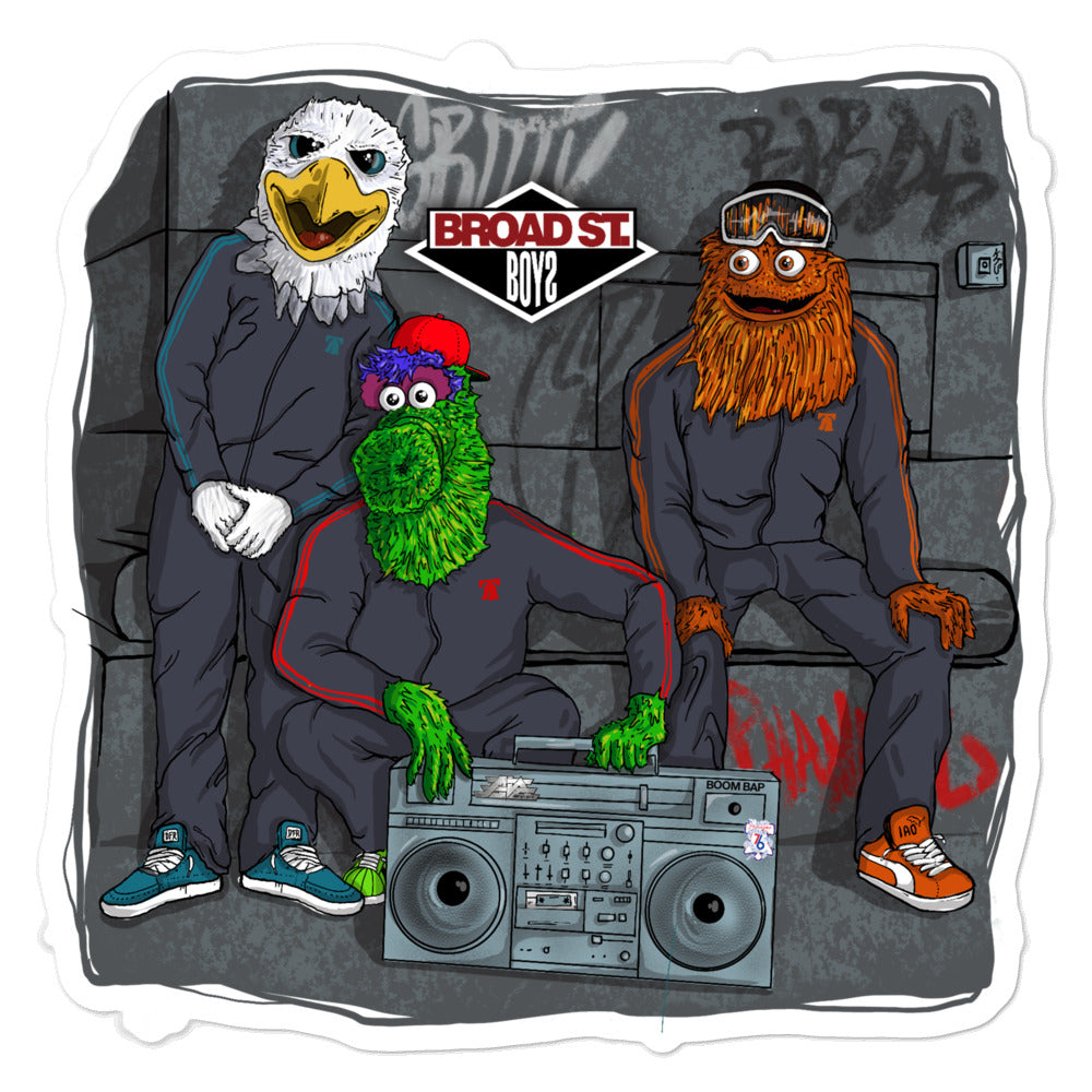Broad Street Boys Bubble-free stickers