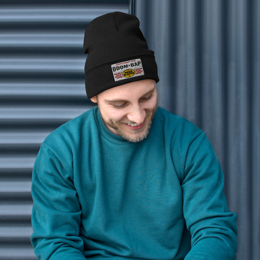 Boom Bap Patch Embroidered Beanie