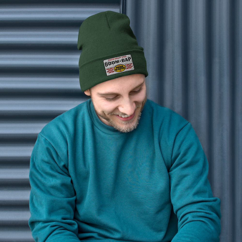 Boom Bap Patch Embroidered Beanie