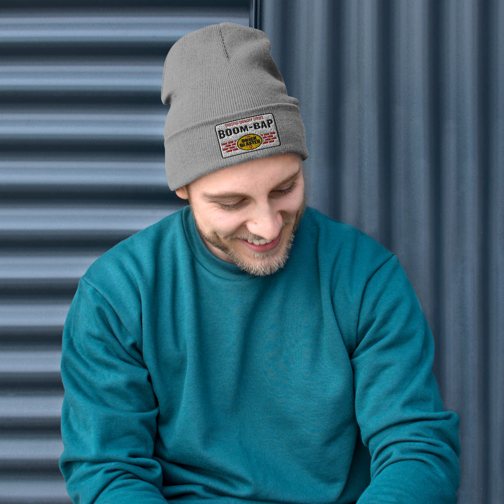 Boom Bap Patch Embroidered Beanie