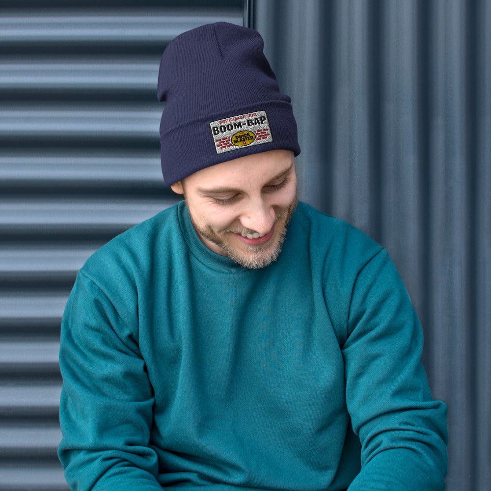 Boom Bap Patch Embroidered Beanie