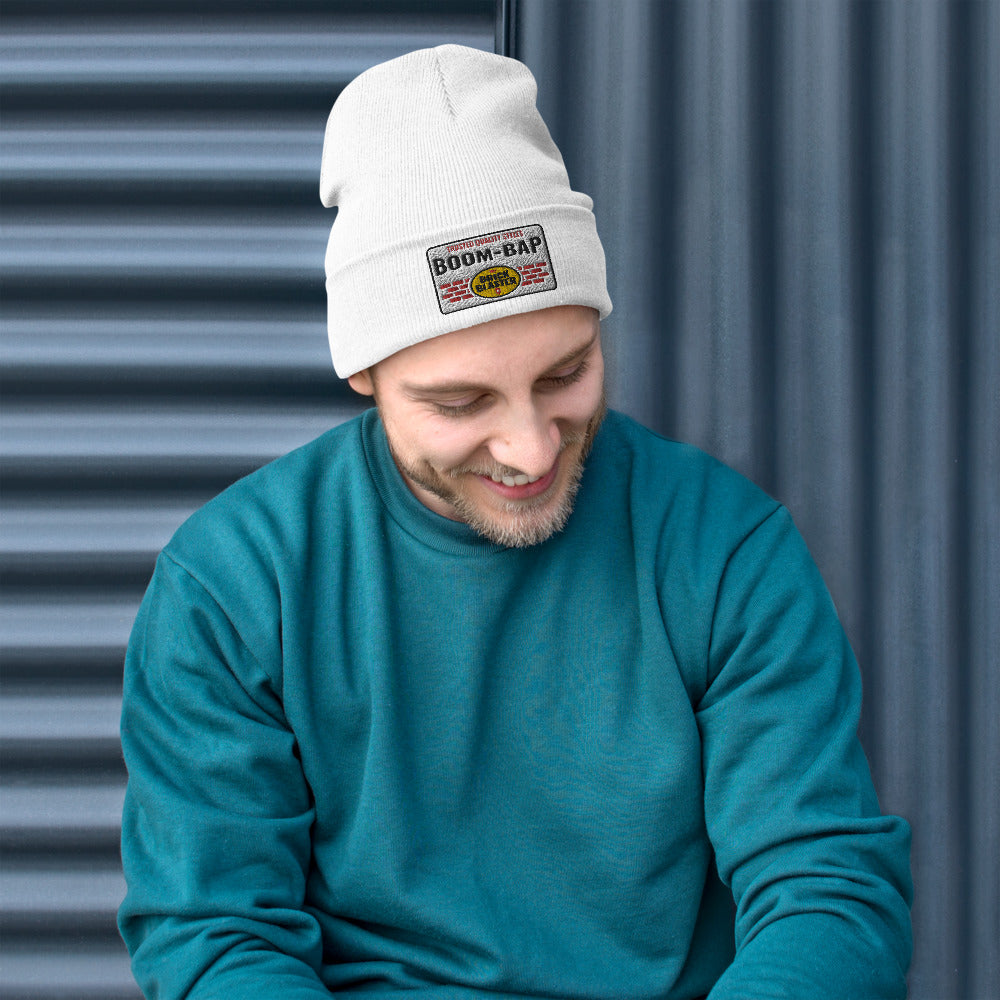 Boom Bap Patch Embroidered Beanie