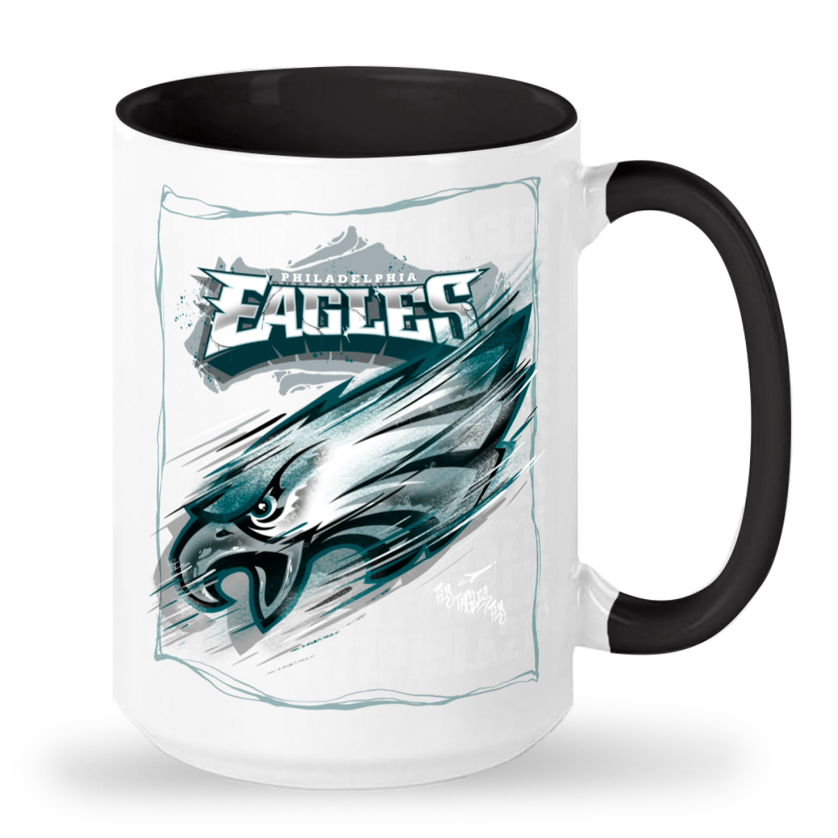 Fly Eagles Fly Mug Large (Ceramic)