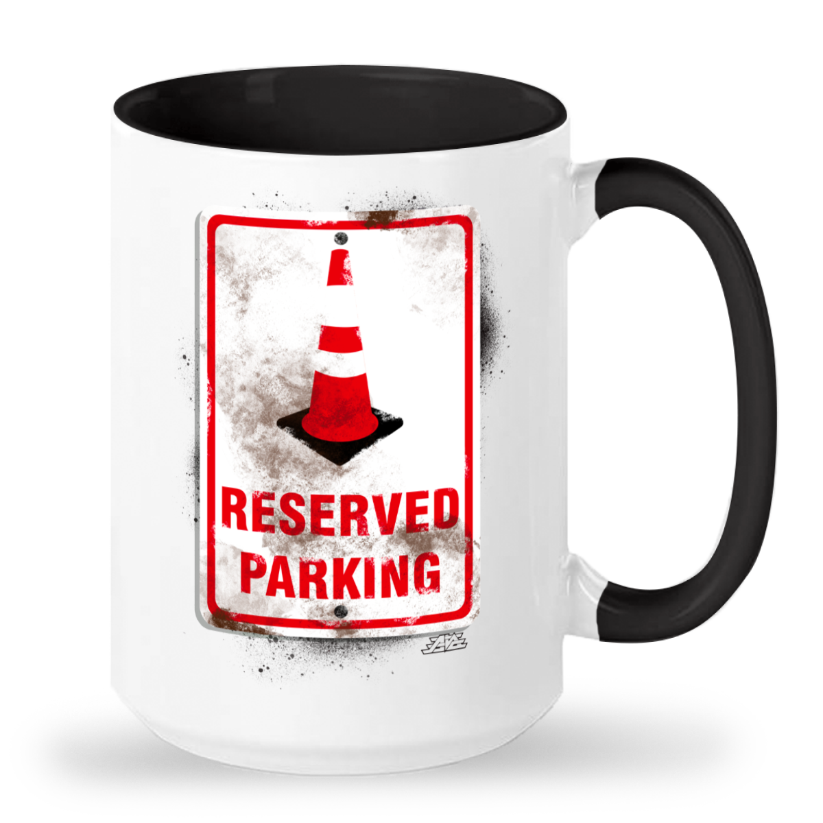 Reserved Parking Mug Large (Ceramic)