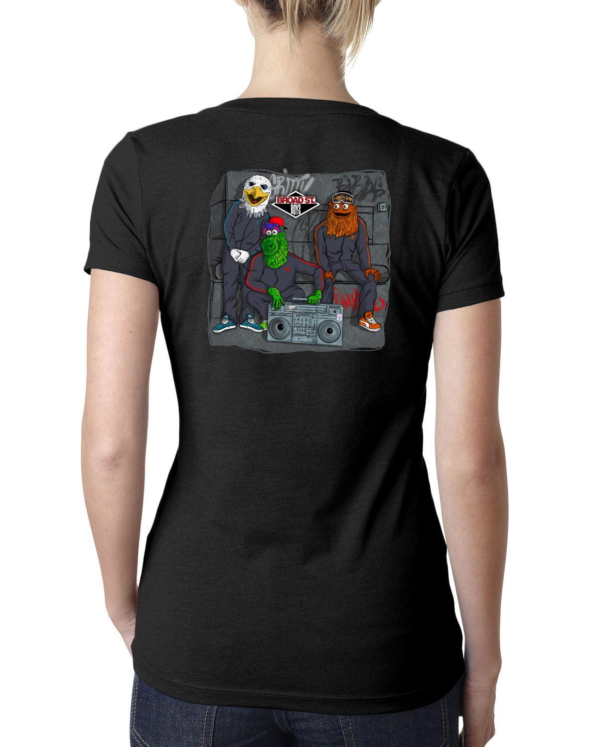 Broad Street Boys V Neck (Next Level Ladies' CVC Deep V | 6640)