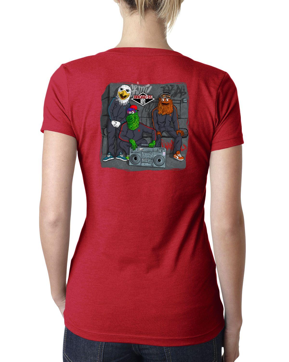 Broad Street Boys V Neck (Next Level Ladies' CVC Deep V | 6640)