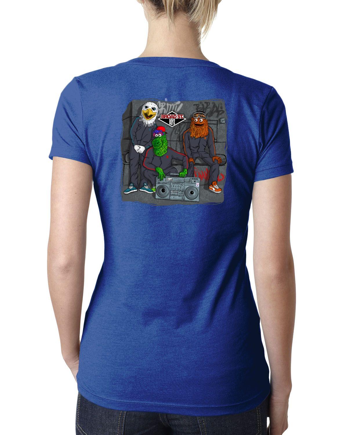 Broad Street Boys V Neck (Next Level Ladies' CVC Deep V | 6640)
