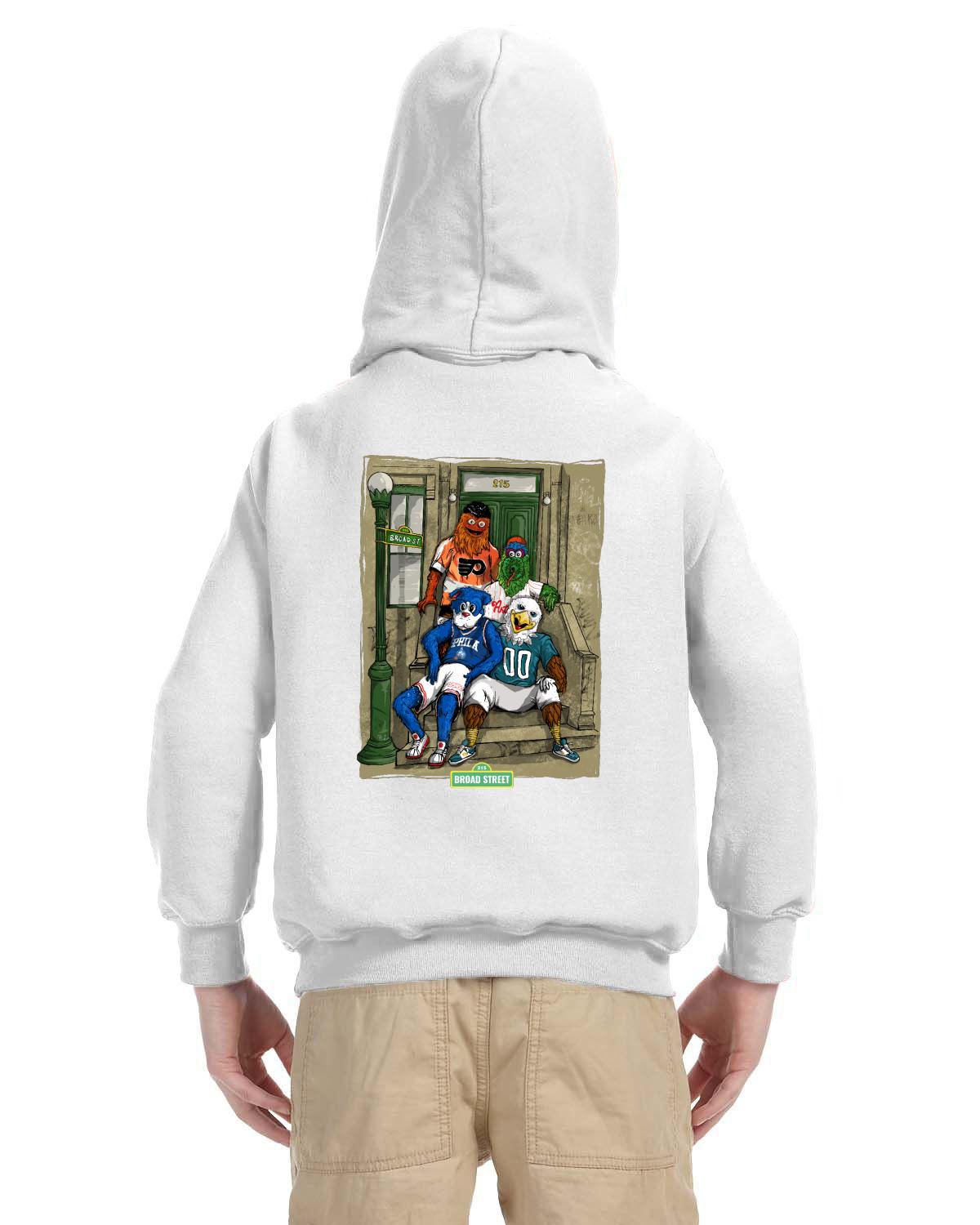Sunny Dayz AM Gildan Youth Heavy Blend 13.3 oz./lin. yd., 50/50 Hood | G185B