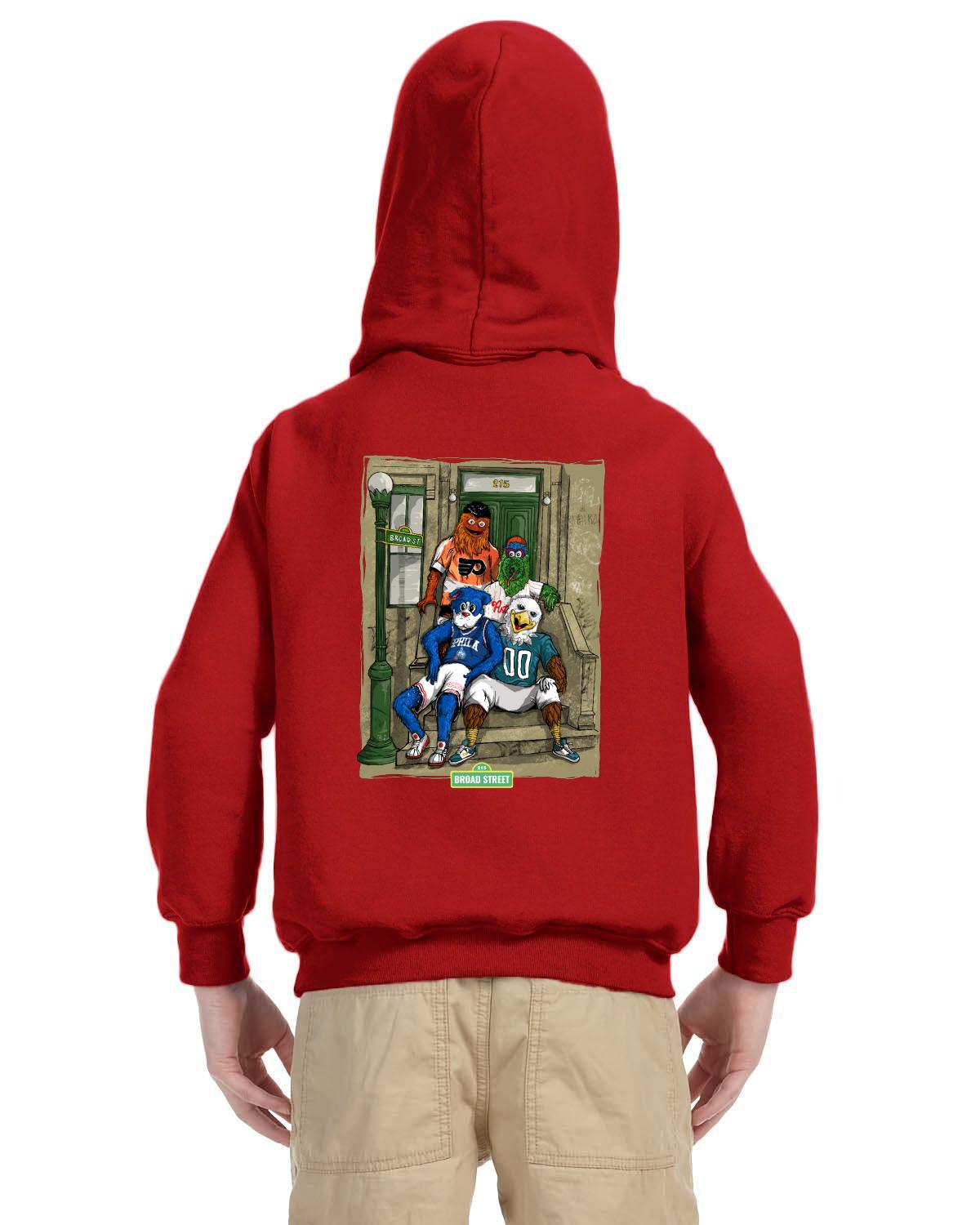 Sunny Dayz AM Gildan Youth Heavy Blend 13.3 oz./lin. yd., 50/50 Hood | G185B