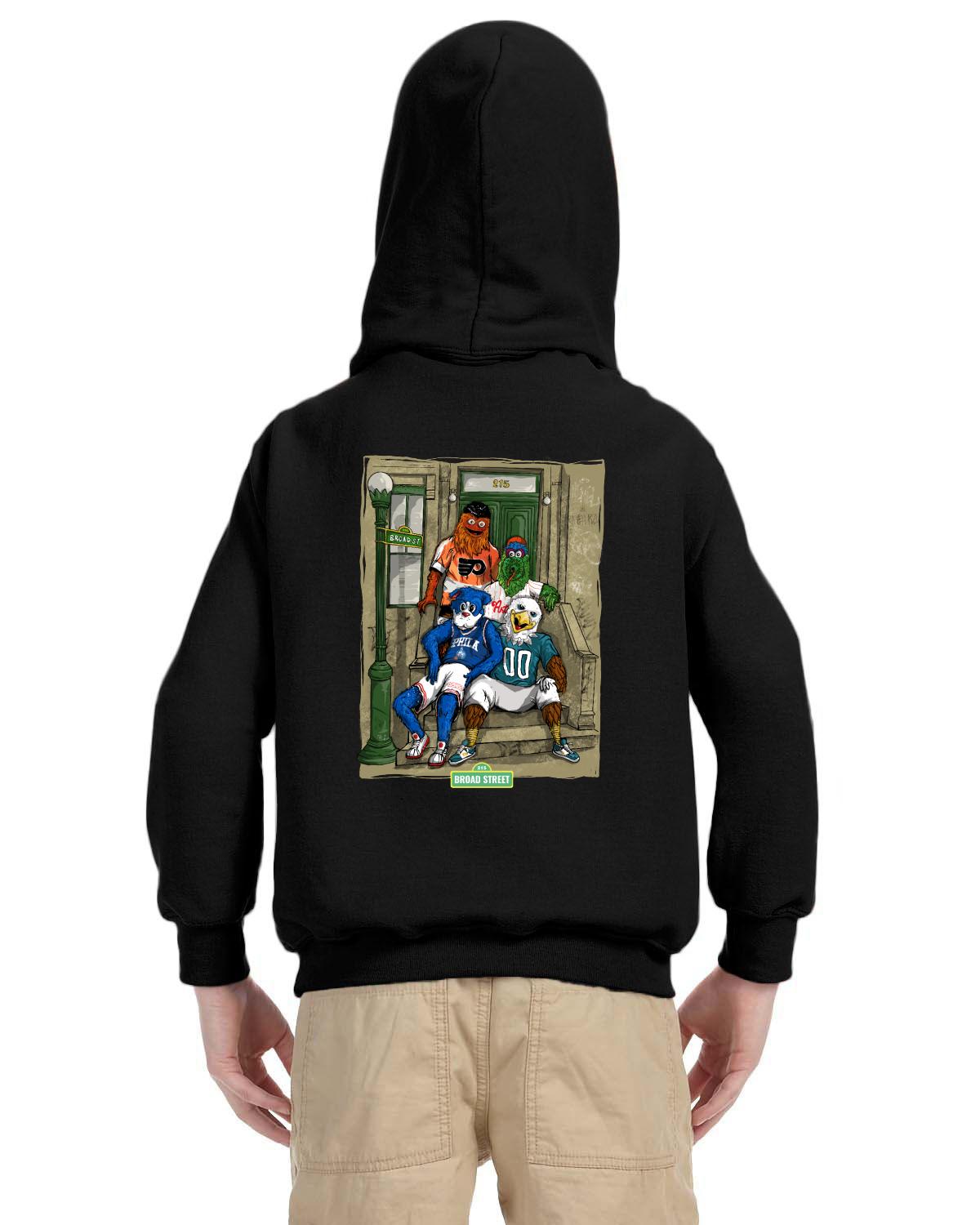 Sunny Dayz AM Gildan Youth Heavy Blend 13.3 oz./lin. yd., 50/50 Hood | G185B