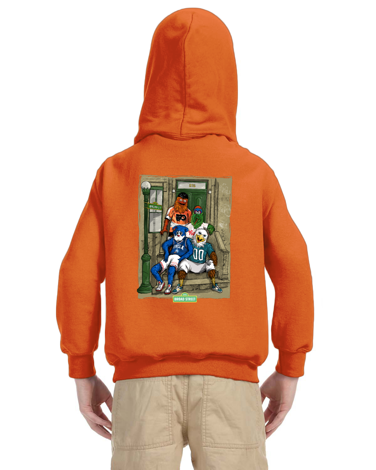 Sunny Dayz AM Gildan Youth Heavy Blend 13.3 oz./lin. yd., 50/50 Hood | G185B
