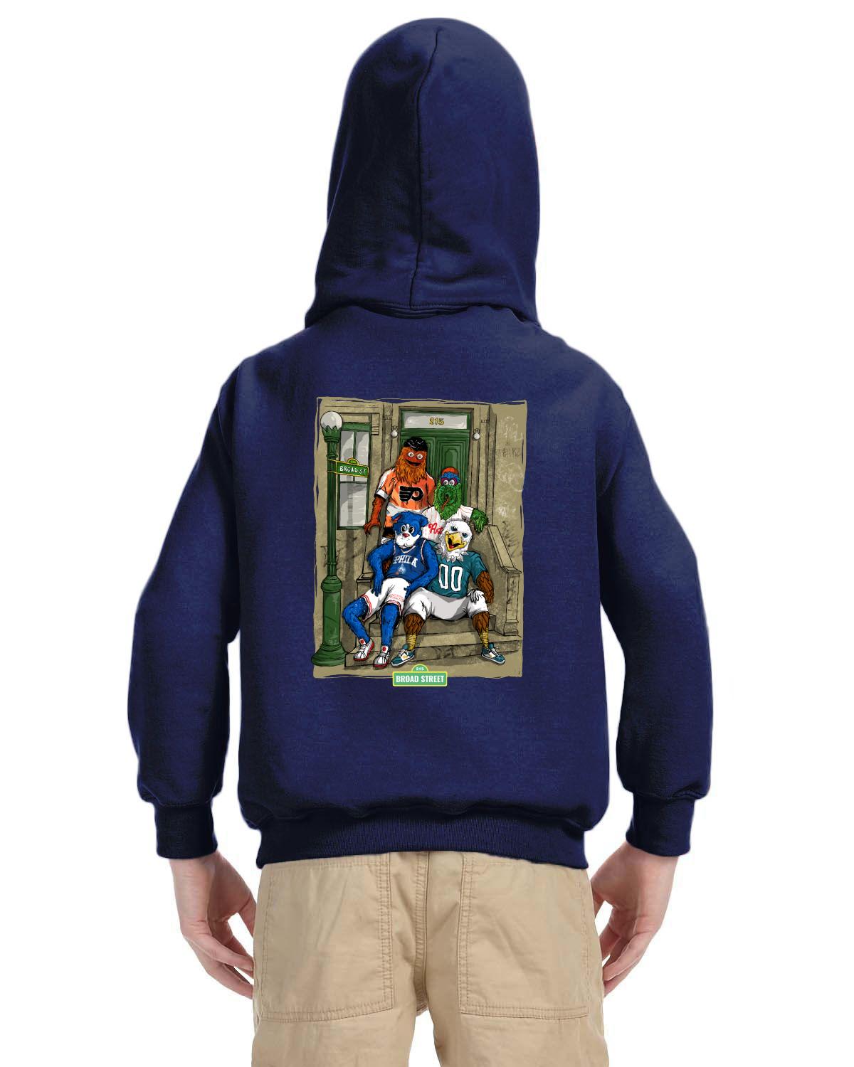 Sunny Dayz AM Gildan Youth Heavy Blend 13.3 oz./lin. yd., 50/50 Hood | G185B