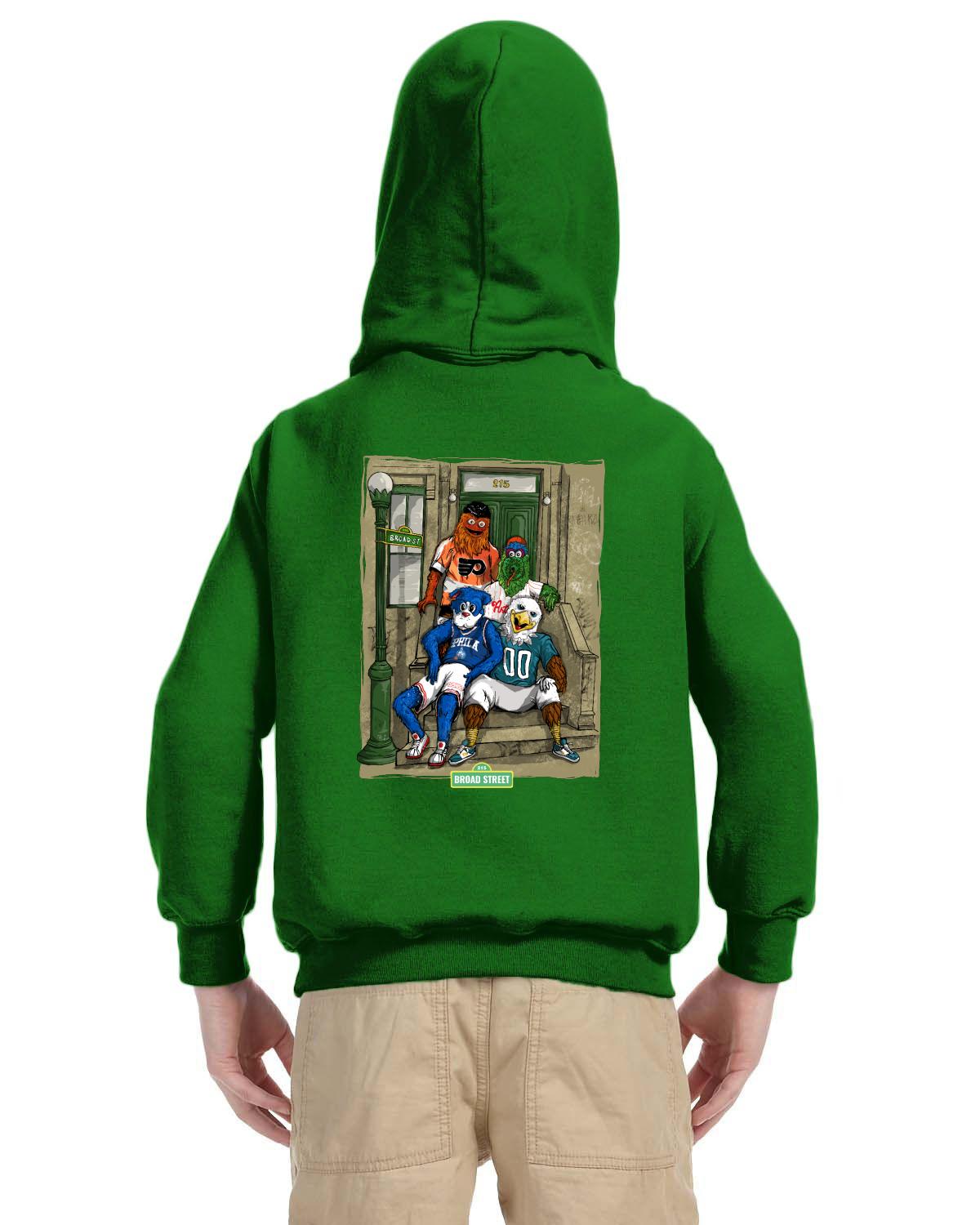 Sunny Dayz AM Gildan Youth Heavy Blend 13.3 oz./lin. yd., 50/50 Hood | G185B