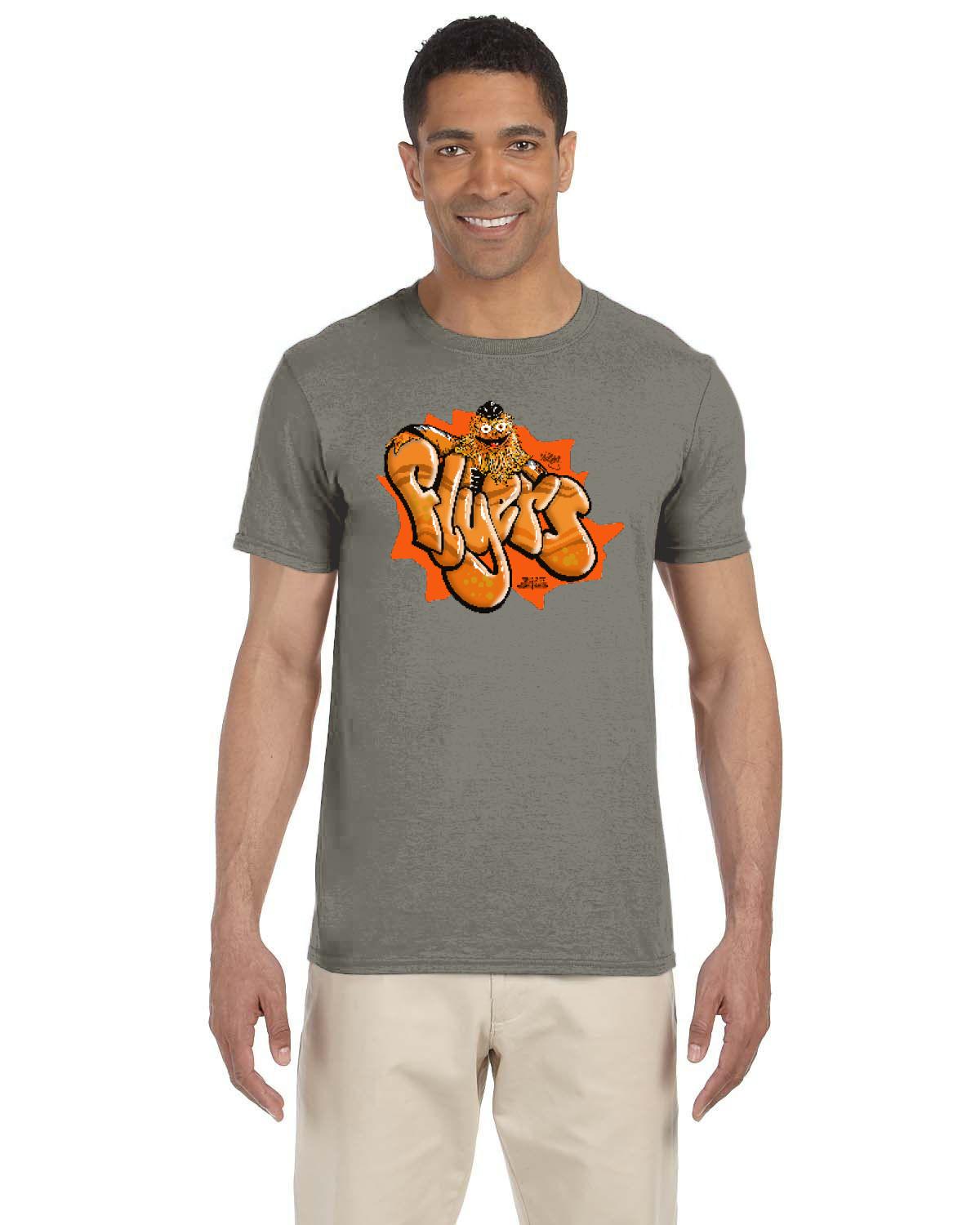 Flyers Gritty Tee (Gildan Adult Softstyle 7.5 oz./lin. yd. T-Shirt | G640)