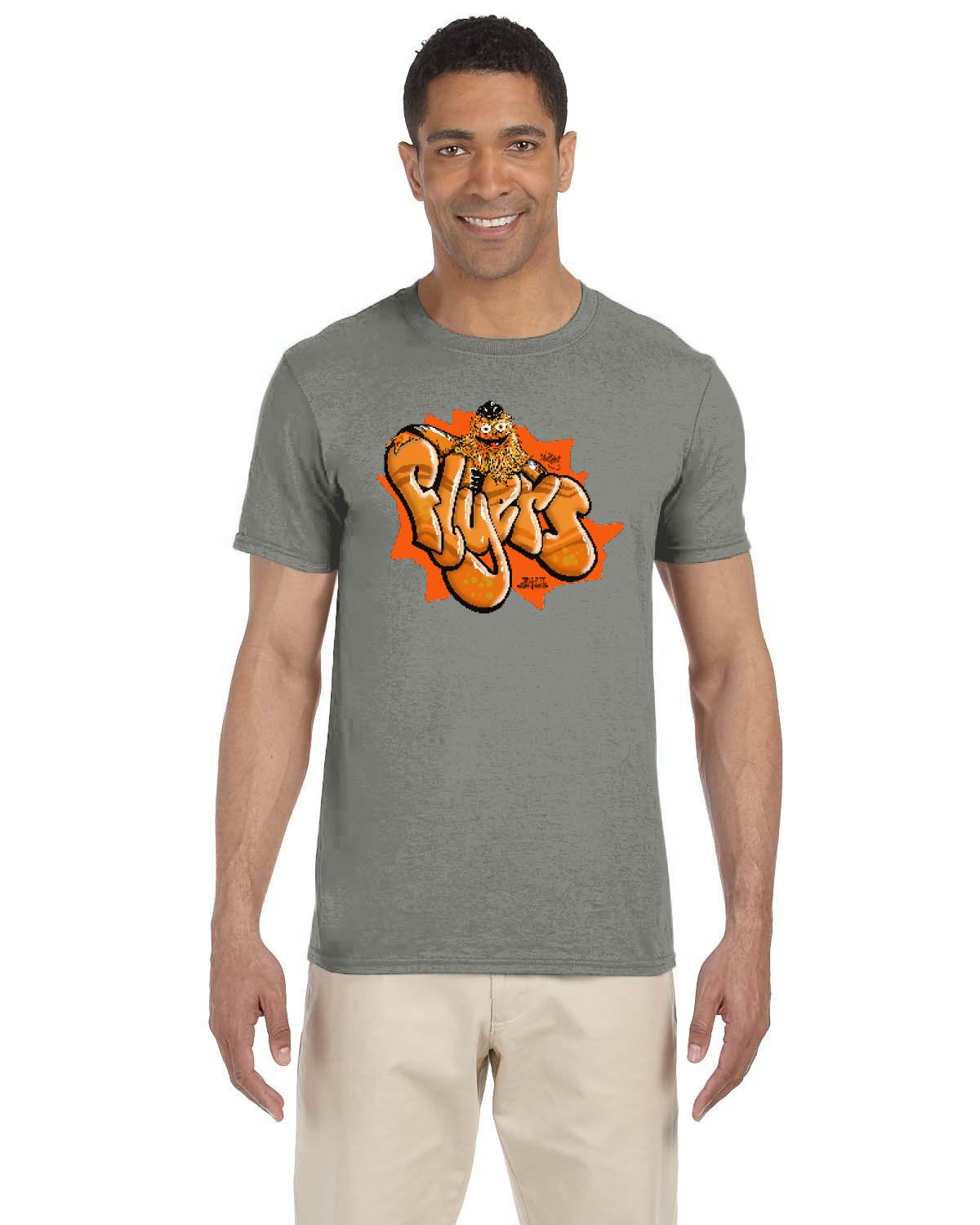 Flyers Gritty Tee (Gildan Adult Softstyle 7.5 oz./lin. yd. T-Shirt | G640)