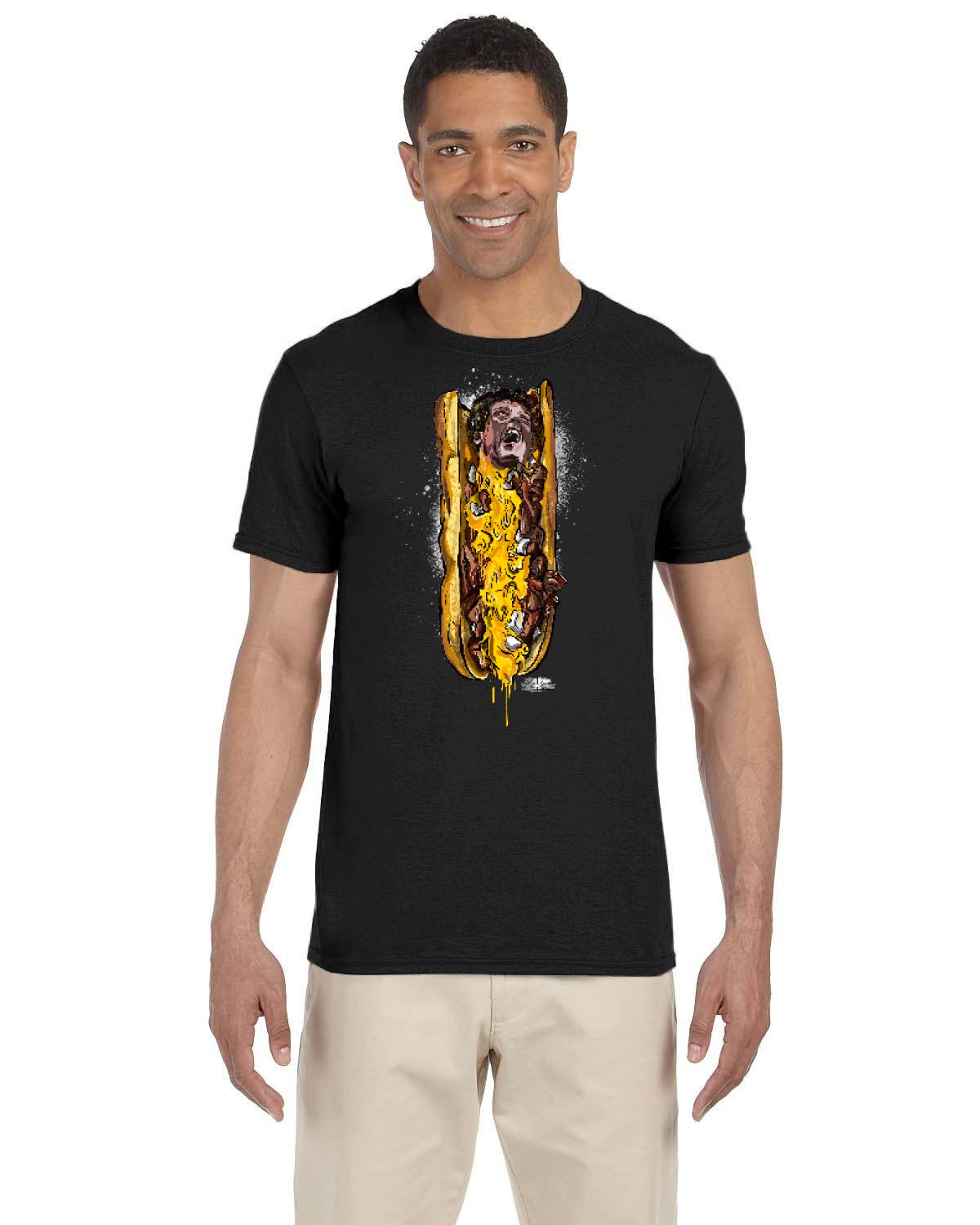 Cheesesteak Stallone Tee (Gildan Adult Softstyle 7.5 oz./lin. yd. T-Shirt | G640)