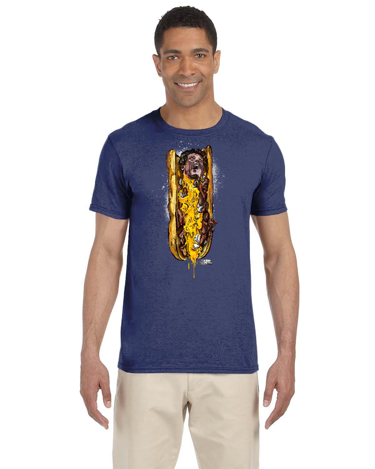 Cheesesteak Stallone Tee (Gildan Adult Softstyle 7.5 oz./lin. yd. T-Shirt | G640)