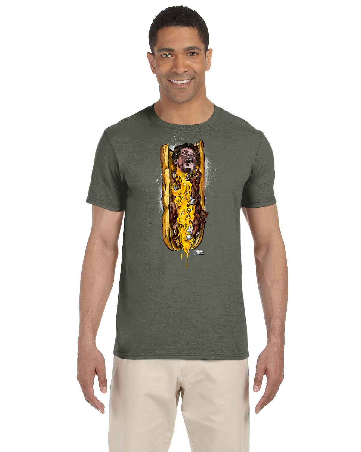 Cheesesteak Stallone Tee (Gildan Adult Softstyle 7.5 oz./lin. yd. T-Shirt | G640)