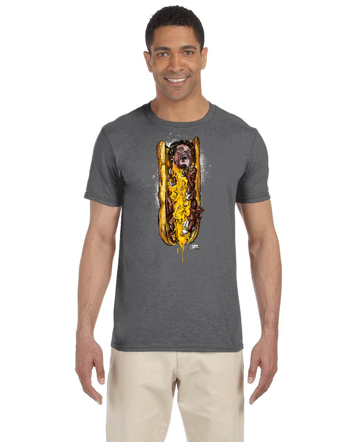 Cheesesteak Stallone Tee (Gildan Adult Softstyle 7.5 oz./lin. yd. T-Shirt | G640)